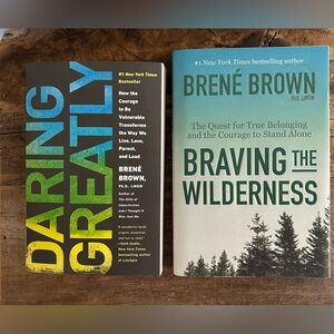 Brené Brown Book Set - Daring Greatly & Braving the Wilderness